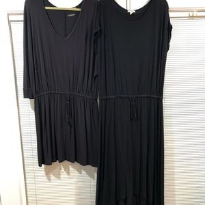 2 Caslon black dresses.